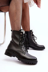 Step in style Women's bagger boots made of natural leather  Adomoo